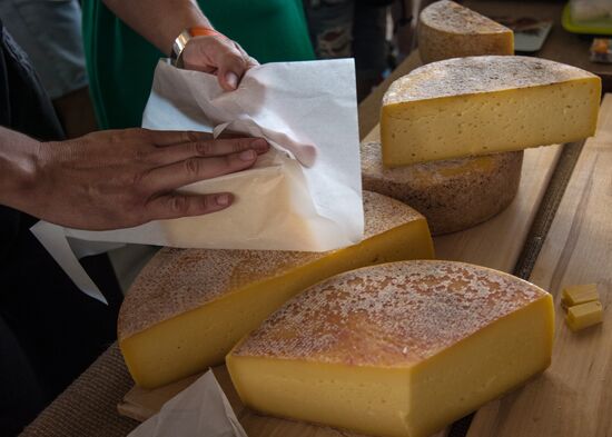 Cheese festival in the Moscow region