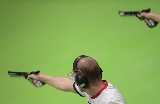 2016 Summer Olympics. Shooting. Men's air pistol
