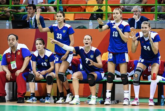 2016 Summer Olympics. Women's handball. Russia vs. South Korea
