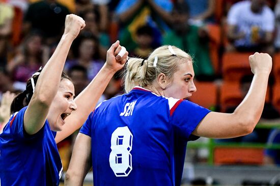 2016 Summer Olympics. Women's handball. Russia vs. South Korea
