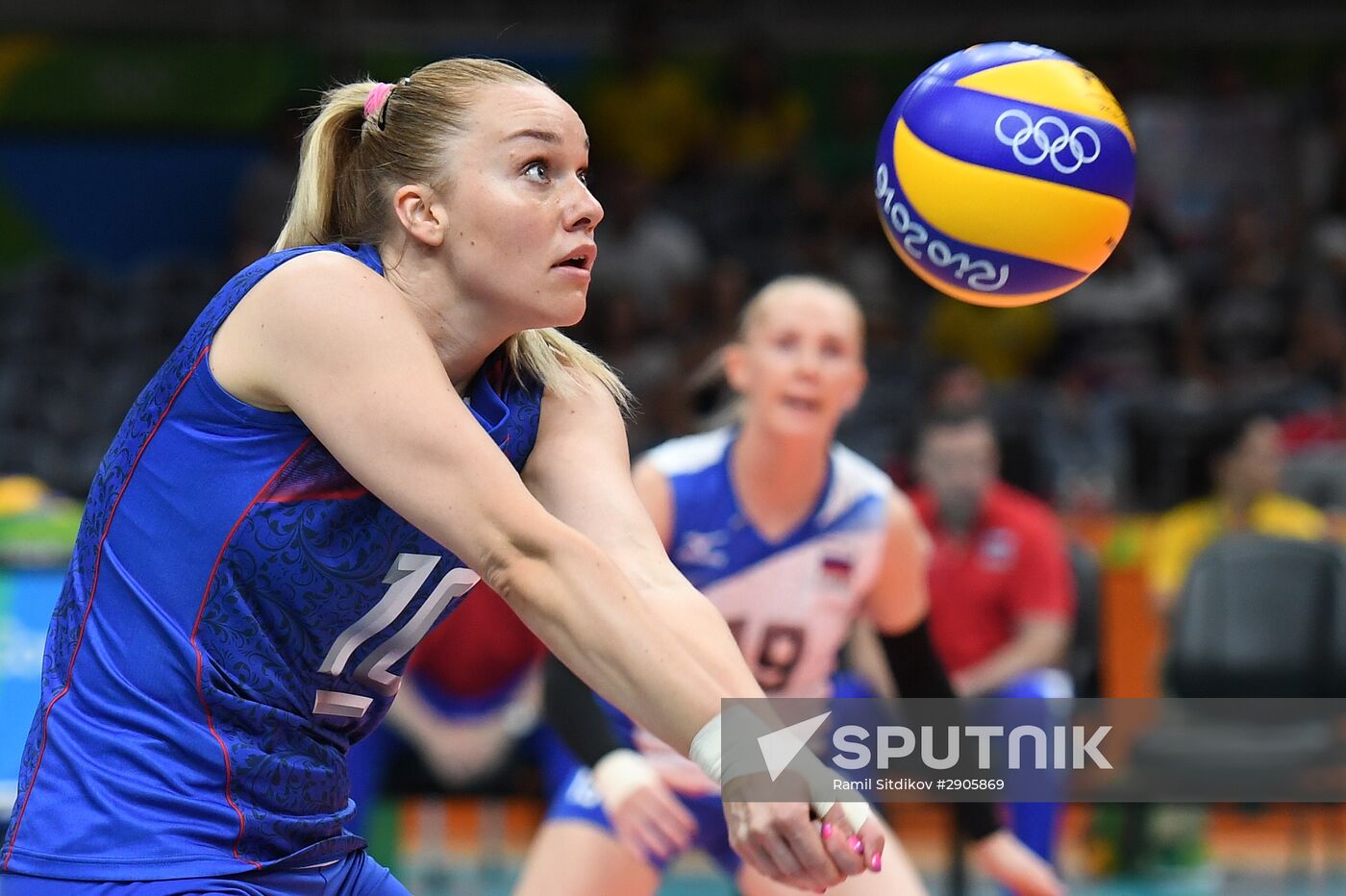 2016 Summer Olympics. Volleyball. Women. Argentina vs. Russia
