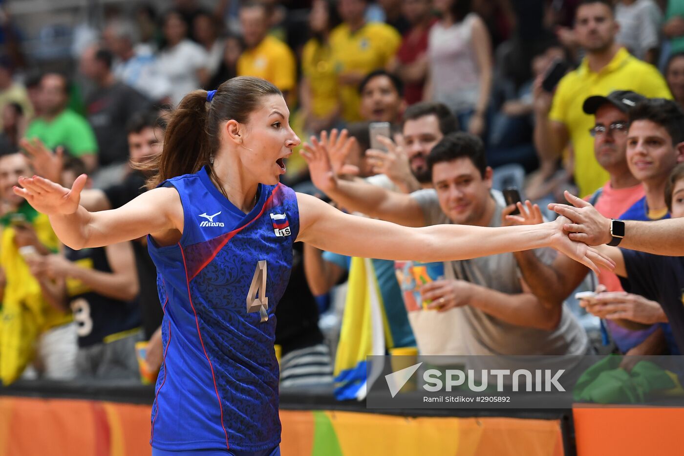 2016 Summer Olympics. Volleyball. Women. Argentina vs. Russia