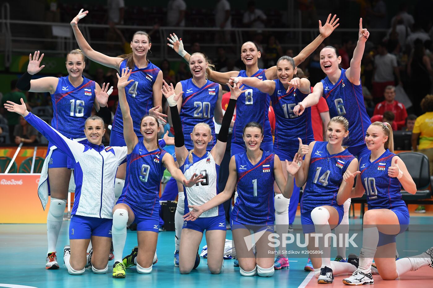 2016 Summer Olympics. Volleyball. Women. Argentina vs. Russia