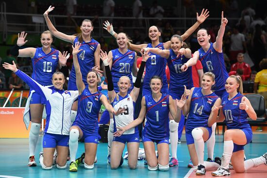 2016 Summer Olympics. Volleyball. Women. Argentina vs. Russia