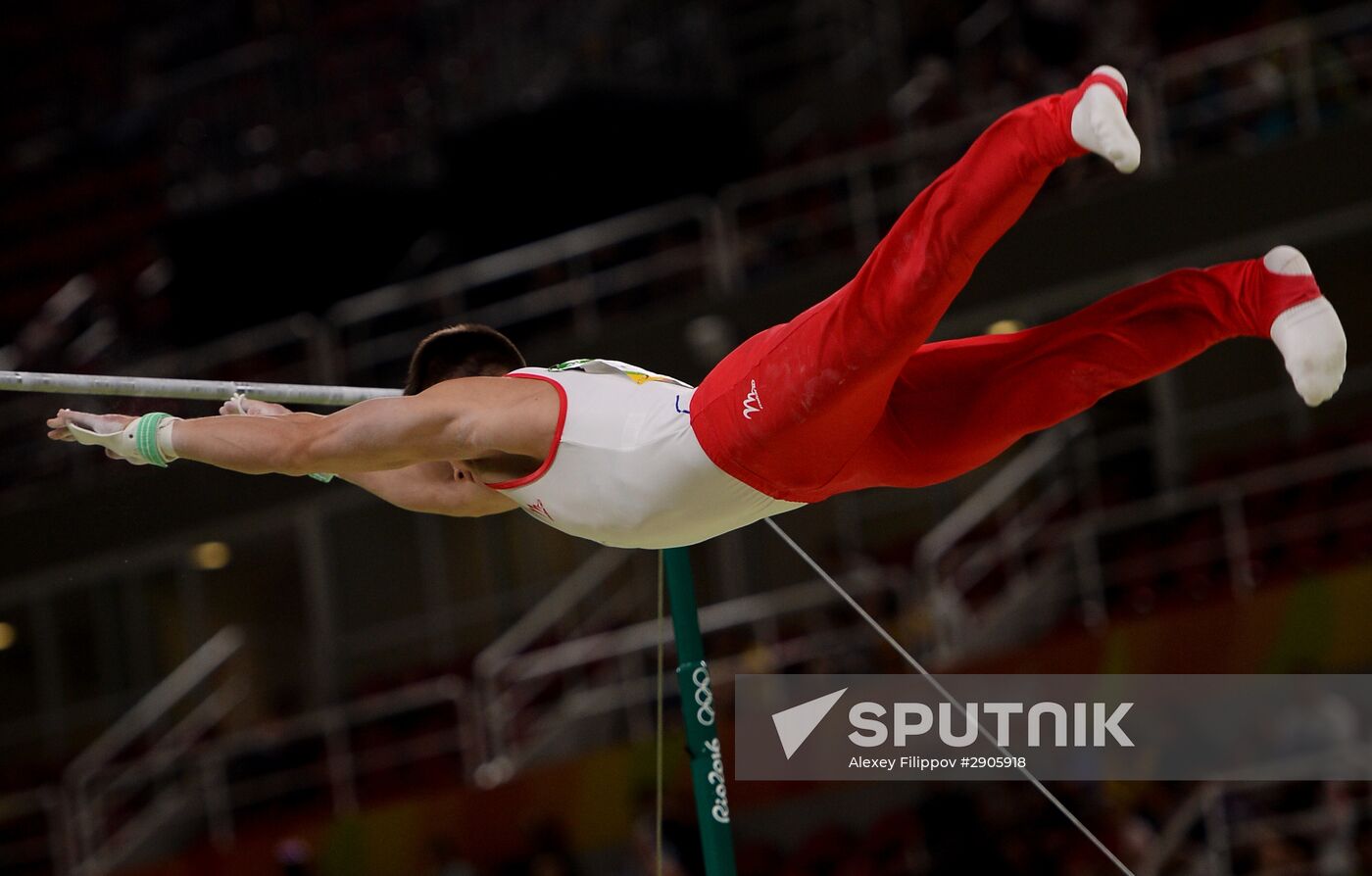 2016 Summer Olympics. Artistic gymnastics. Men' qualifying round