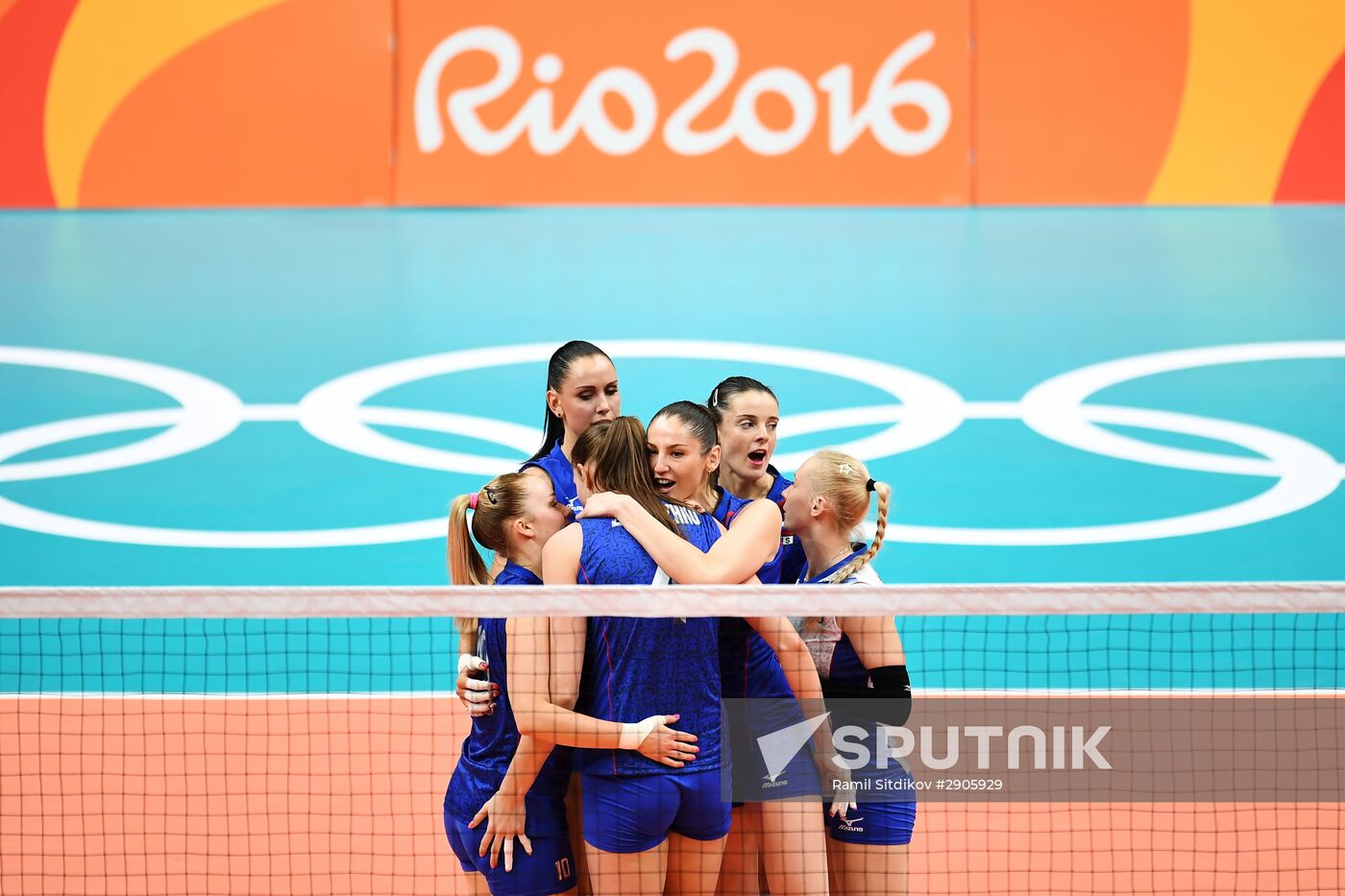 2016 Summer Olympics. Volleyball. Women. Argentina vs. Russia