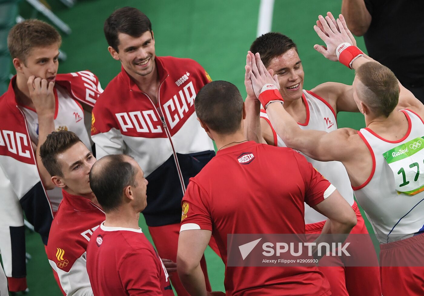 2016 Summer Olympics. Artistic gymnastics. Men' qualifying round