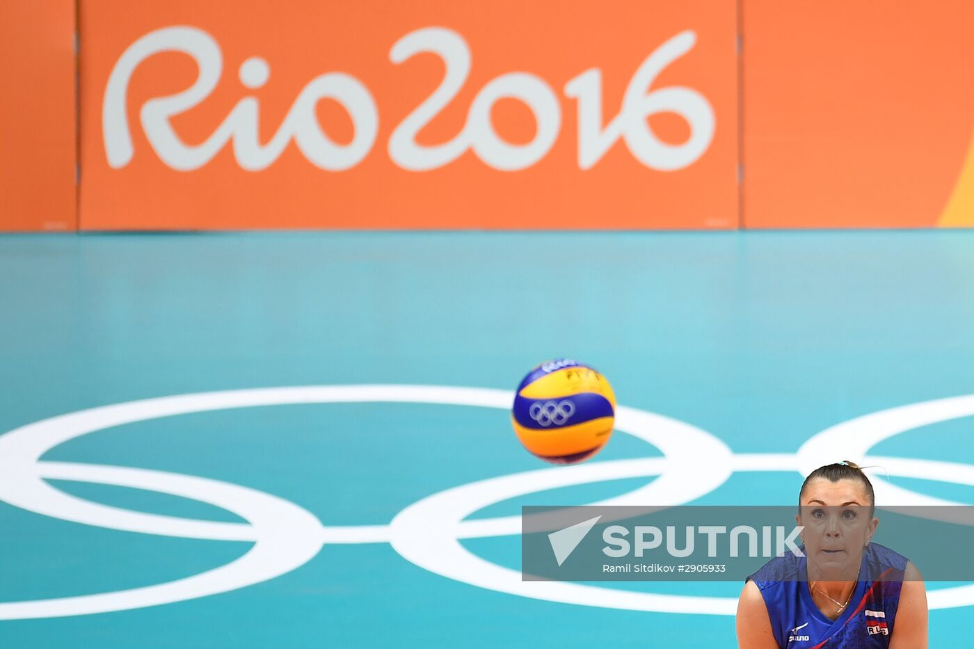 2016 Summer Olympics. Volleyball. Women. Argentina vs. Russia