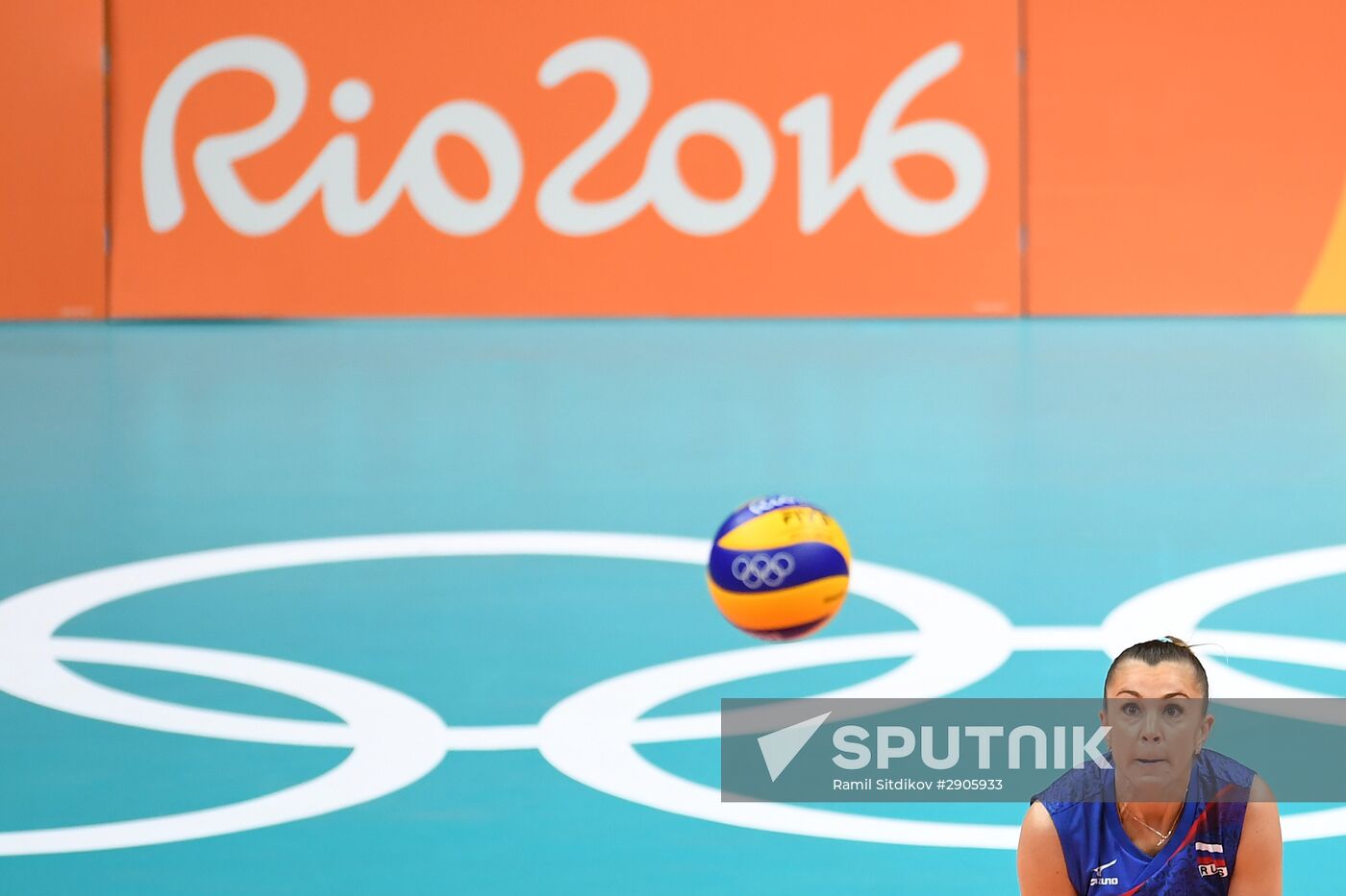 2016 Summer Olympics. Volleyball. Women. Argentina vs. Russia