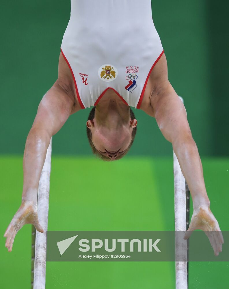 2016 Summer Olympics. Artistic gymnastics. Men' qualifying round