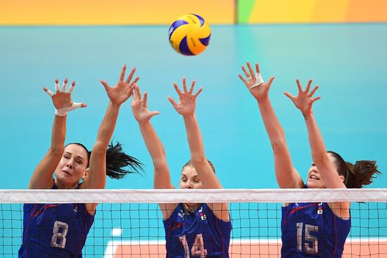 2016 Summer Olympics. Volleyball. Women. Argentina vs. Russia