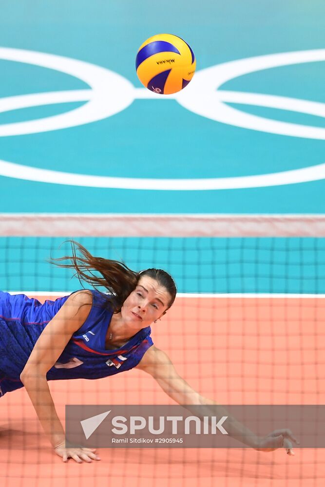 2016 Summer Olympics. Volleyball. Women. Argentina vs. Russia
