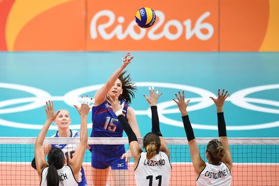 2016 Summer Olympics. Volleyball. Women. Argentina vs. Russia