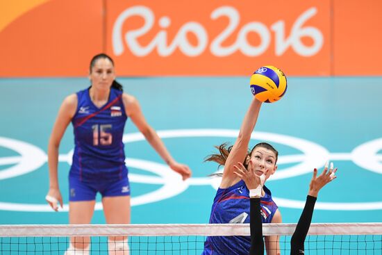 2016 Summer Olympics. Volleyball. Women. Argentina vs. Russia