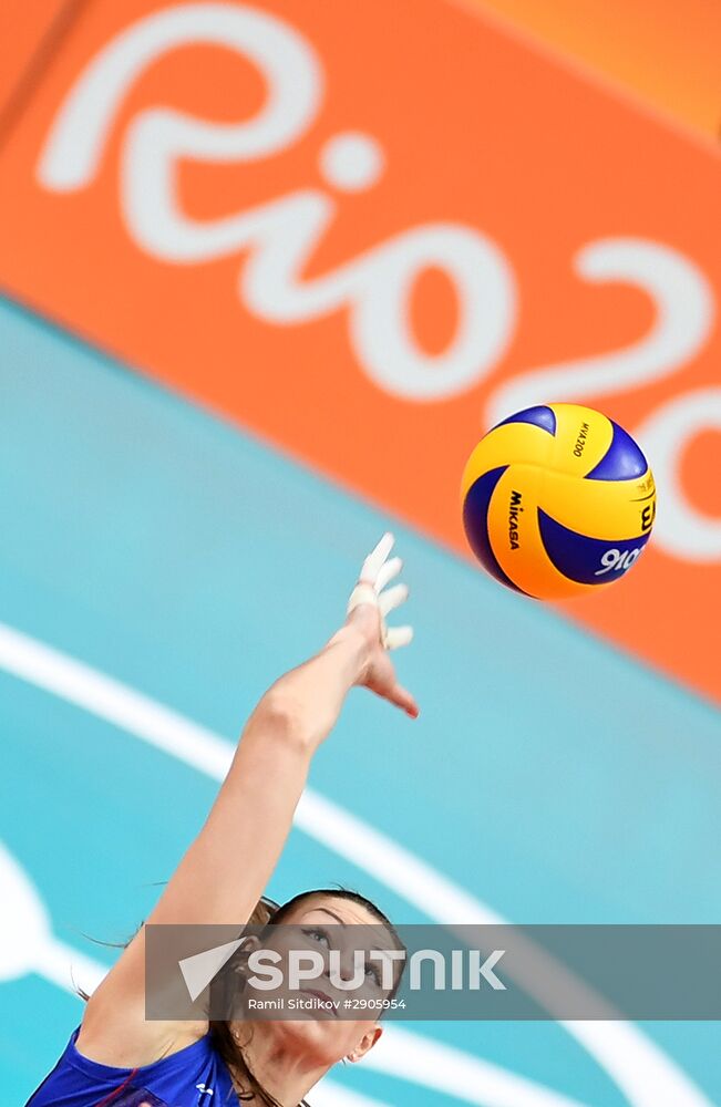 2016 Summer Olympics. Volleyball. Women. Argentina vs. Russia