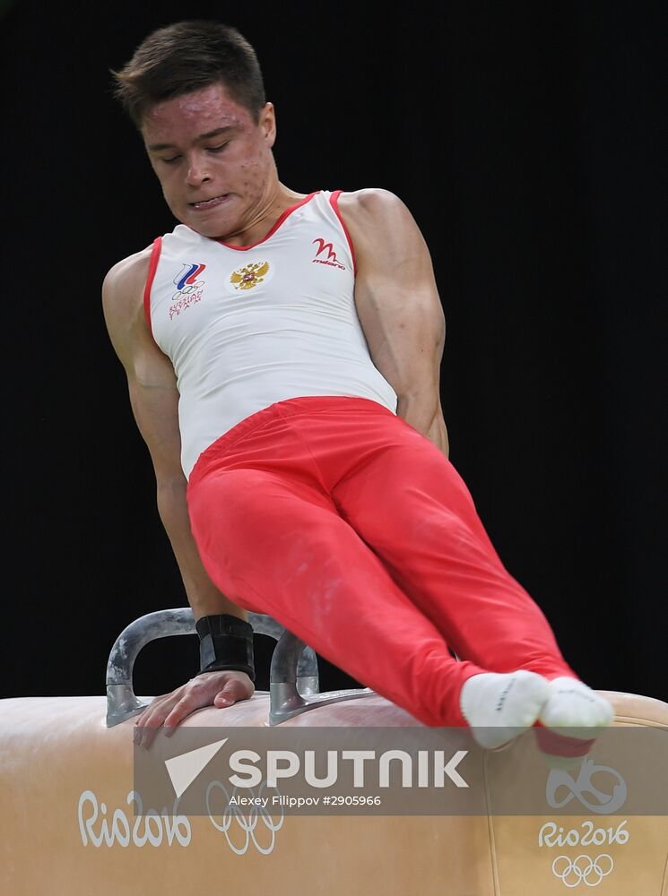 2016 Summer Olympics. Artistic gymnastics. Men' qualifying round