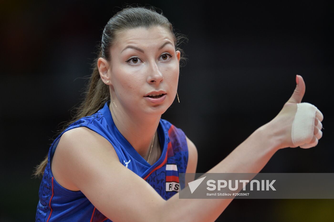 2016 Summer Olympics. Volleyball. Women. Argentina vs. Russia