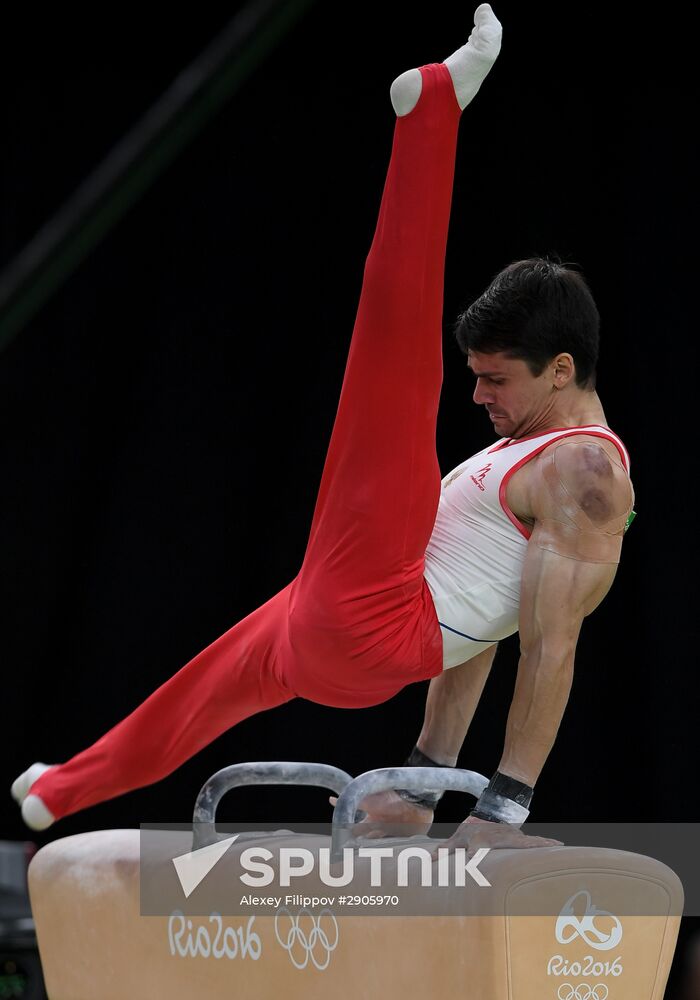 2016 Summer Olympics. Artistic gymnastics. Men' qualifying round