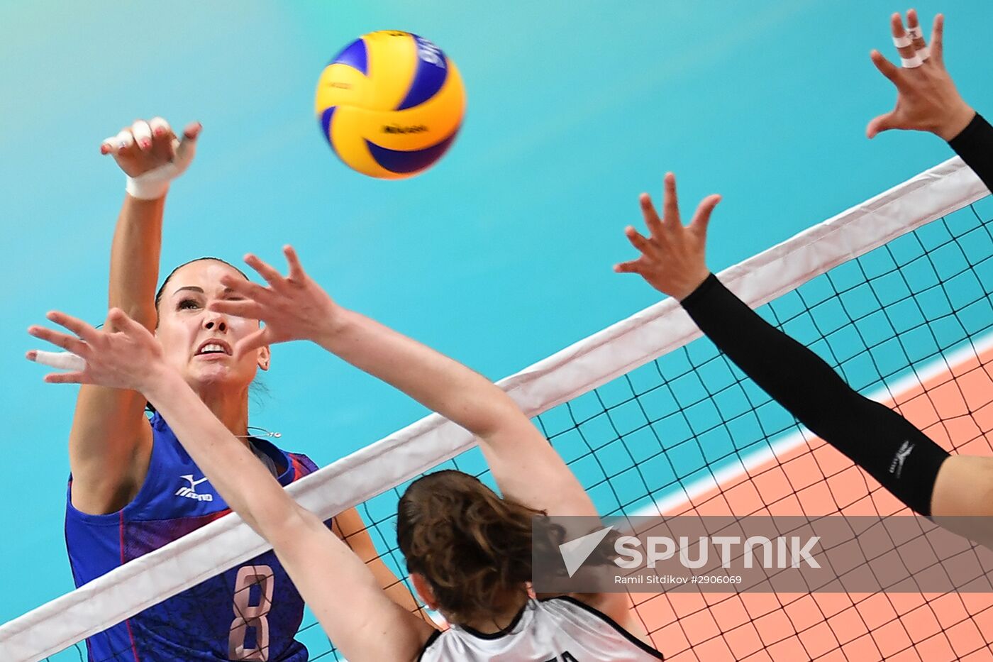 The 2016 Summer Olympics. Volleyball. Women. Russia vs. Argentina