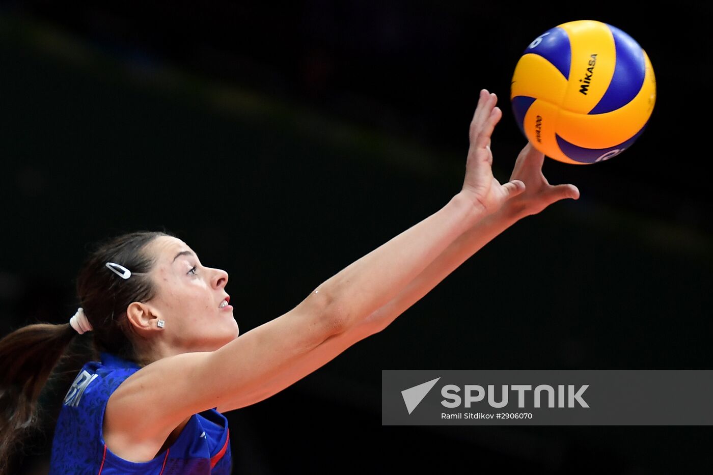 The 2016 Summer Olympics. Volleyball. Women. Russia vs. Argentina
