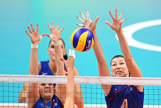 The 2016 Summer Olympics. Volleyball. Women. Russia vs. Argentina