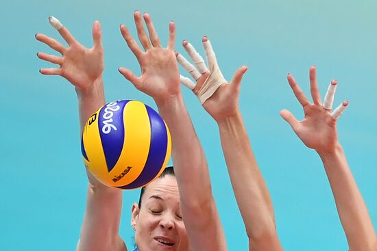 The 2016 Summer Olympics. Volleyball. Women. Russia vs. Argentina