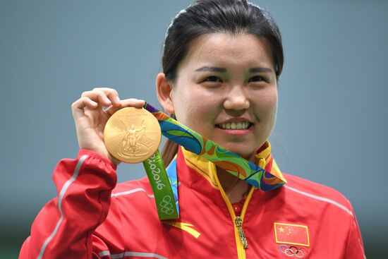 2016 Summer Olympics. Shooting sport. Women's trap and air pistol