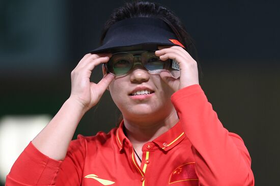 2016 Summer Olympics. Shooting sport. Women's trap and air pistol