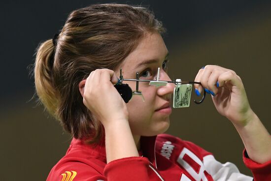 2016 Summer Olympics. Shooting sport. Women's trap and air pistol