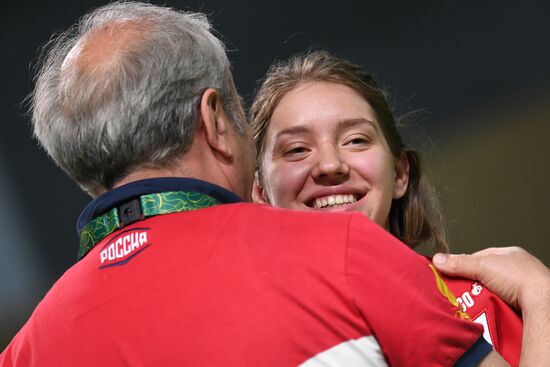 2016 Summer Olympics. Shooting sport. Women's trap and air pistol