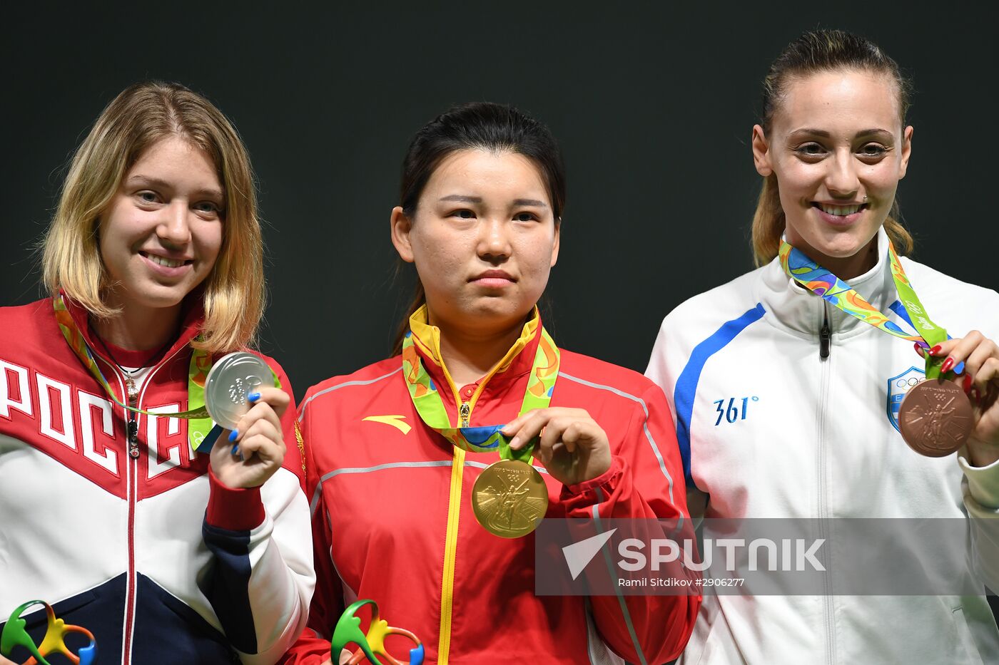 2016 Summer Olympics. Shooting sport. Women's trap and air pistol