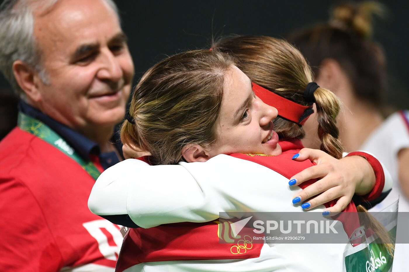 2016 Summer Olympics. Shooting sport. Women's trap and air pistol