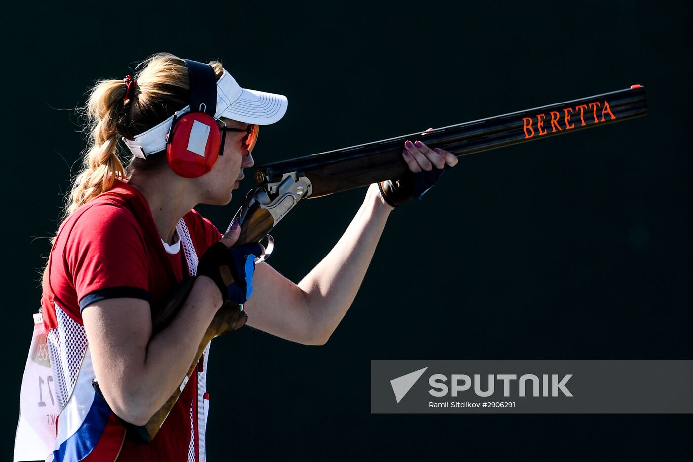 2016 Summer Olympics. Shooting sport. Women's trap and air pistol