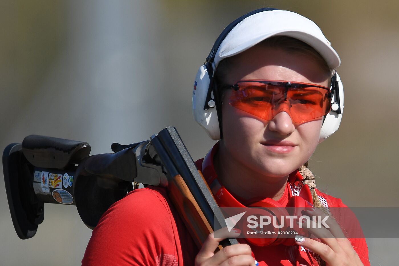 2016 Summer Olympics. Shooting sport. Women's trap and air pistol