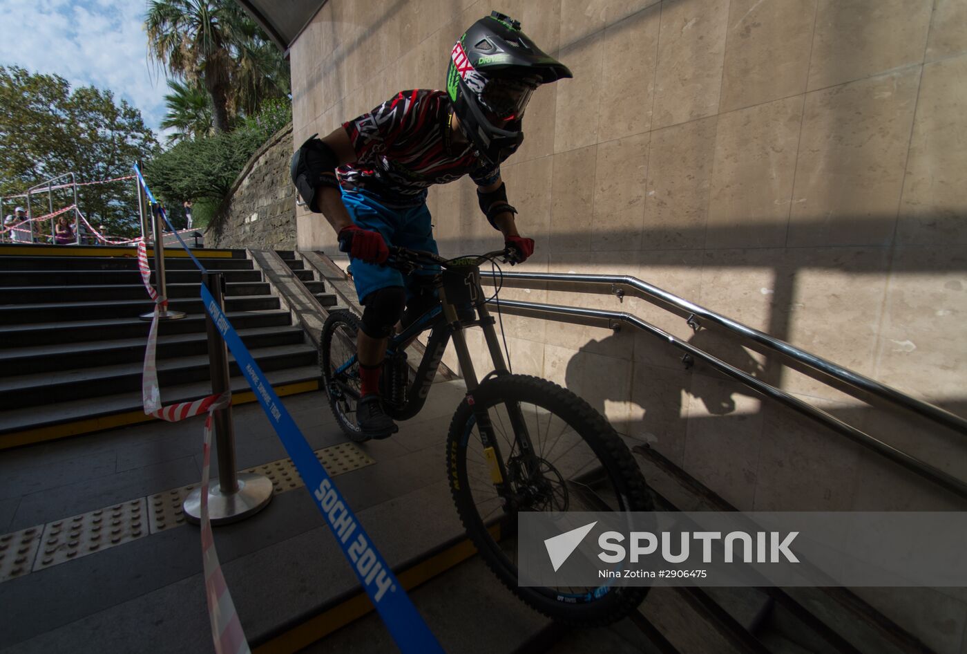 Urban downhill competition in Sochi