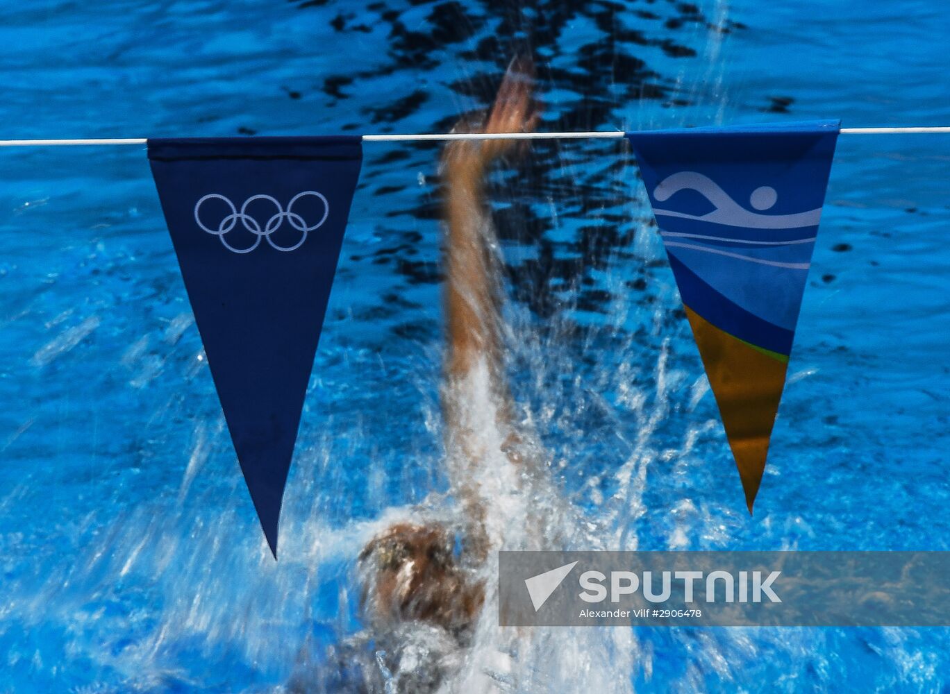 Summer Olympics 2016. Swimming. Day Two