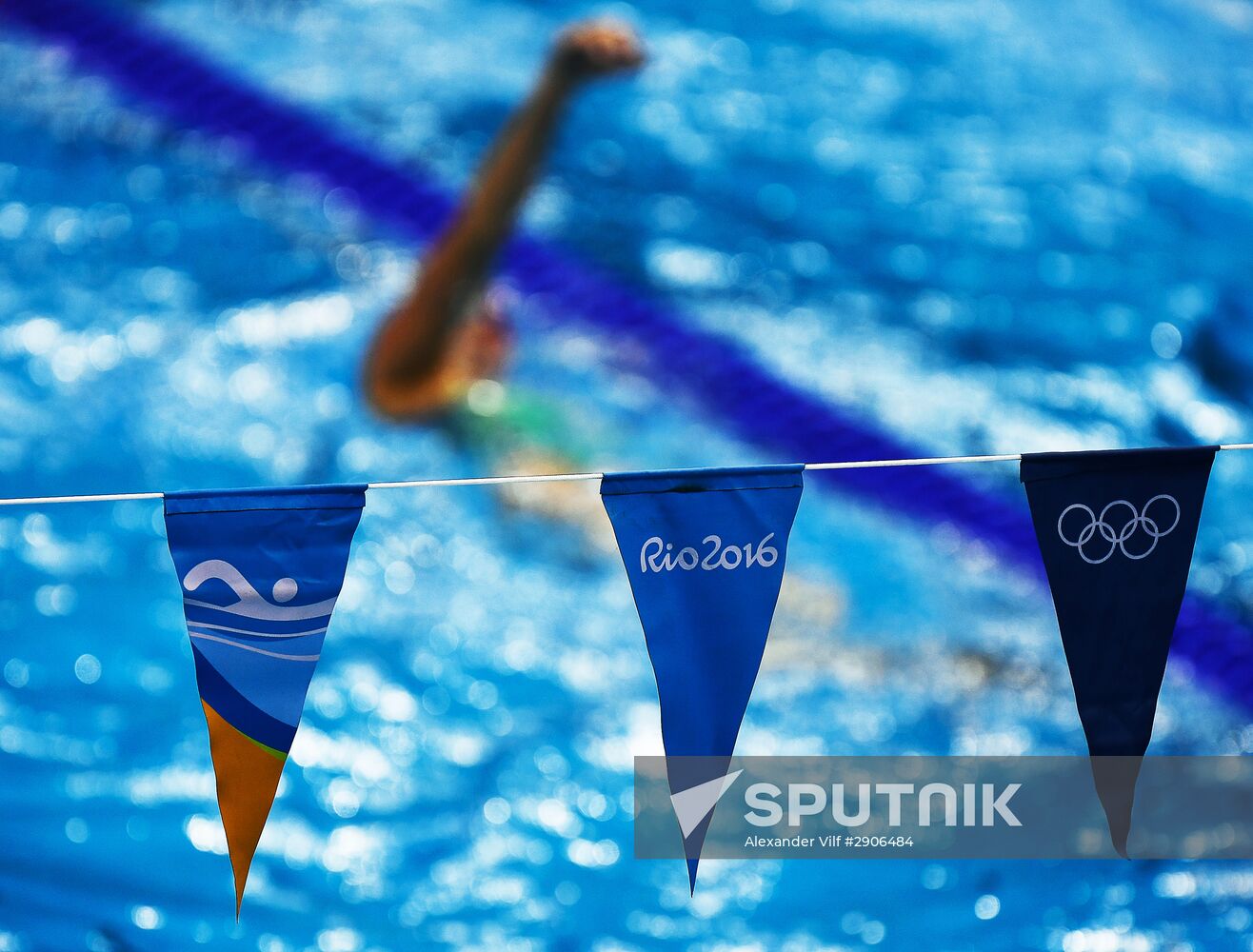 Summer Olympics 2016. Swimming. Day Two