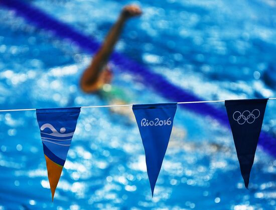 Summer Olympics 2016. Swimming. Day Two