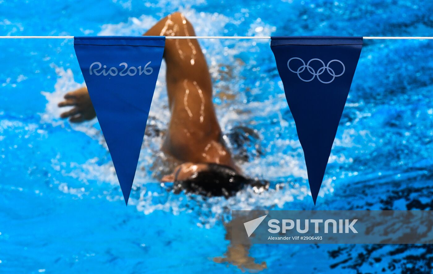 Summer Olympics 2016. Swimming. Day Two