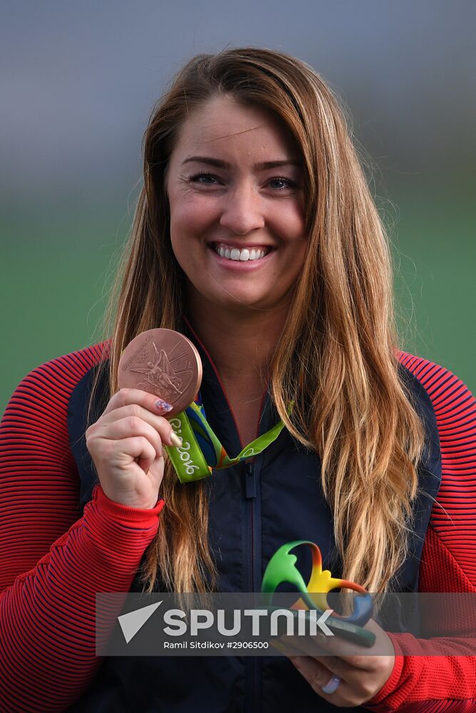 2016 Summer Olympics. Shooting. Women. Trap