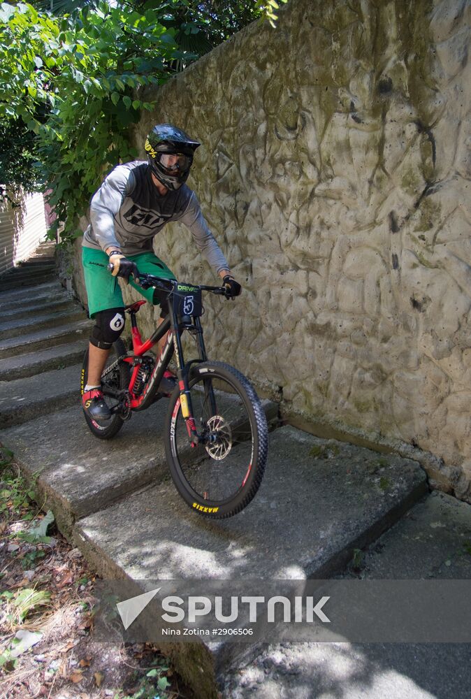 City downhill competition in Sochi