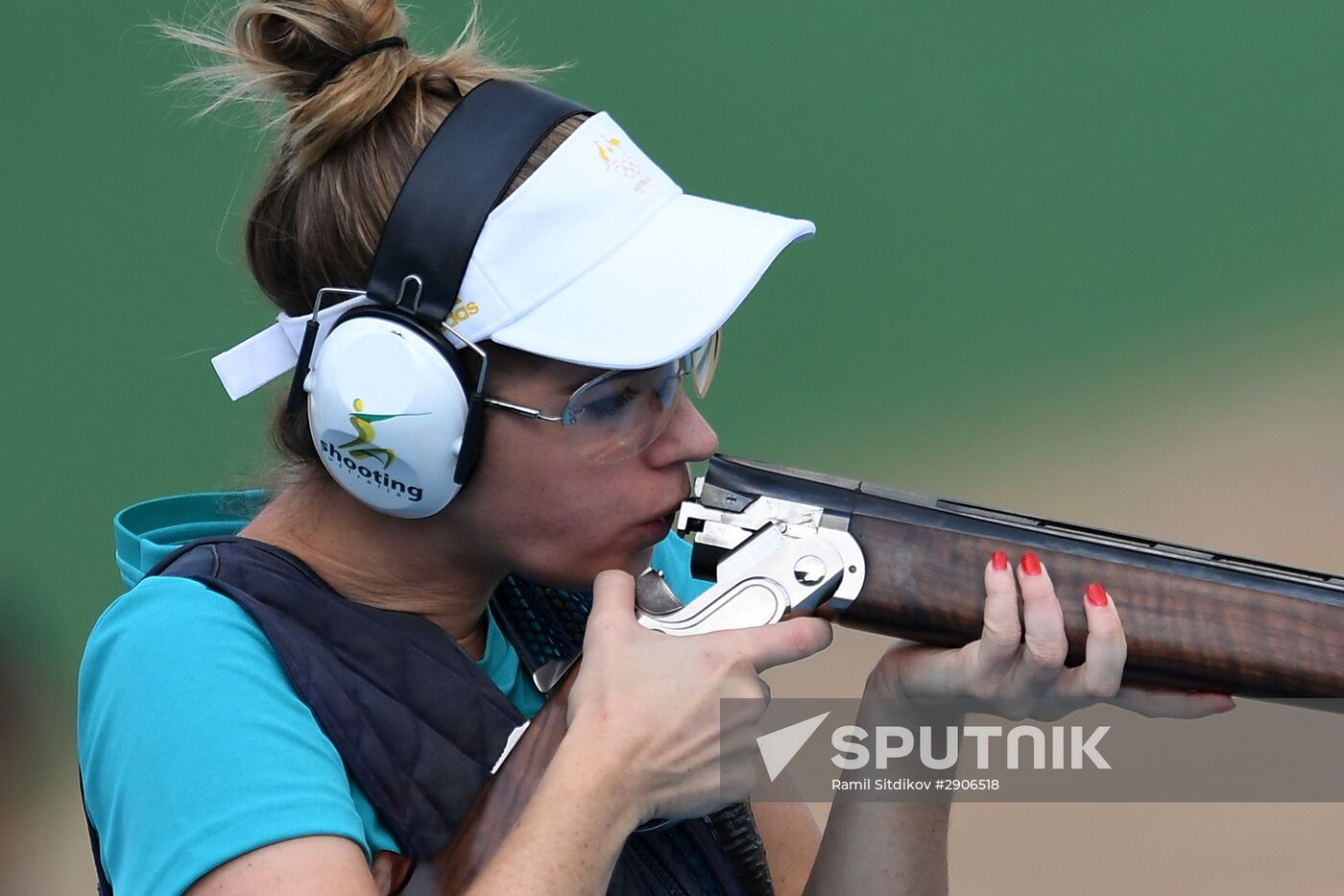 2016 Summer Olympics. Shooting. Women. Trap