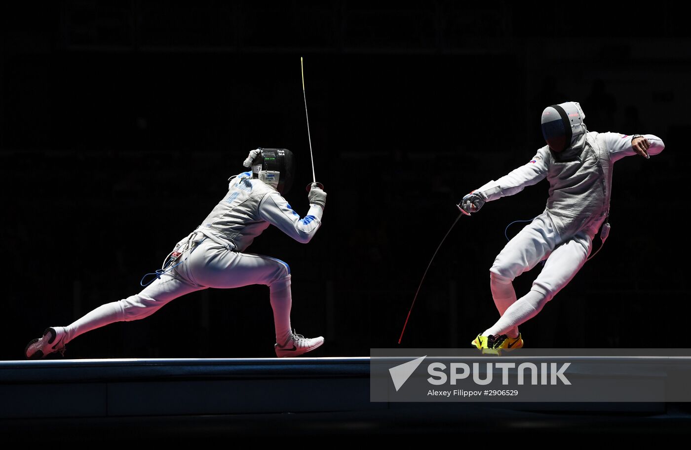 2016 Summer Olympics. Fencing. Men. Foil