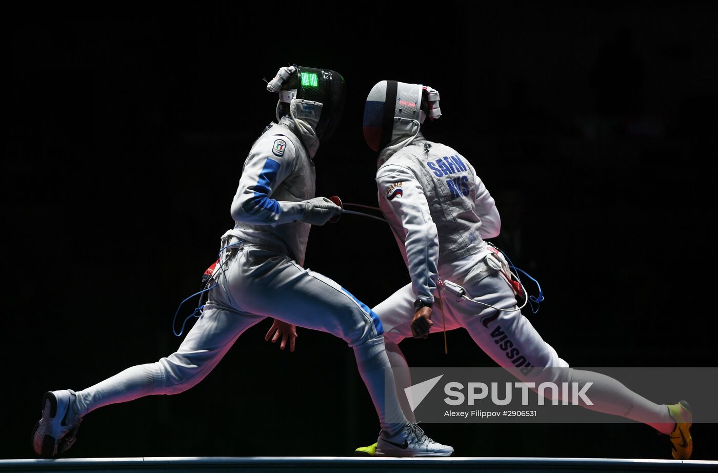 2016 Summer Olympics. Fencing. Men. Foil