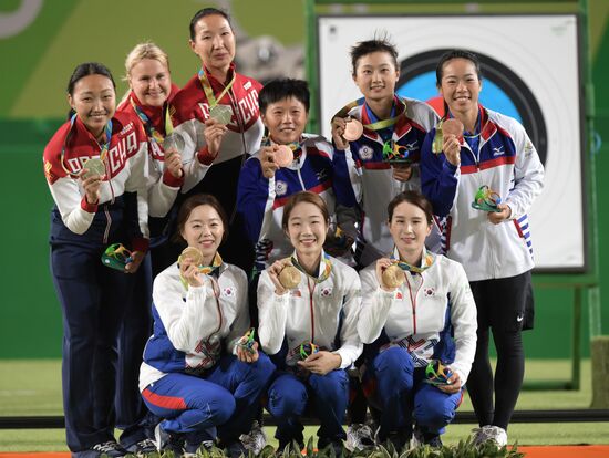 2016 Summer Olympics. Archery. Women. Team competition