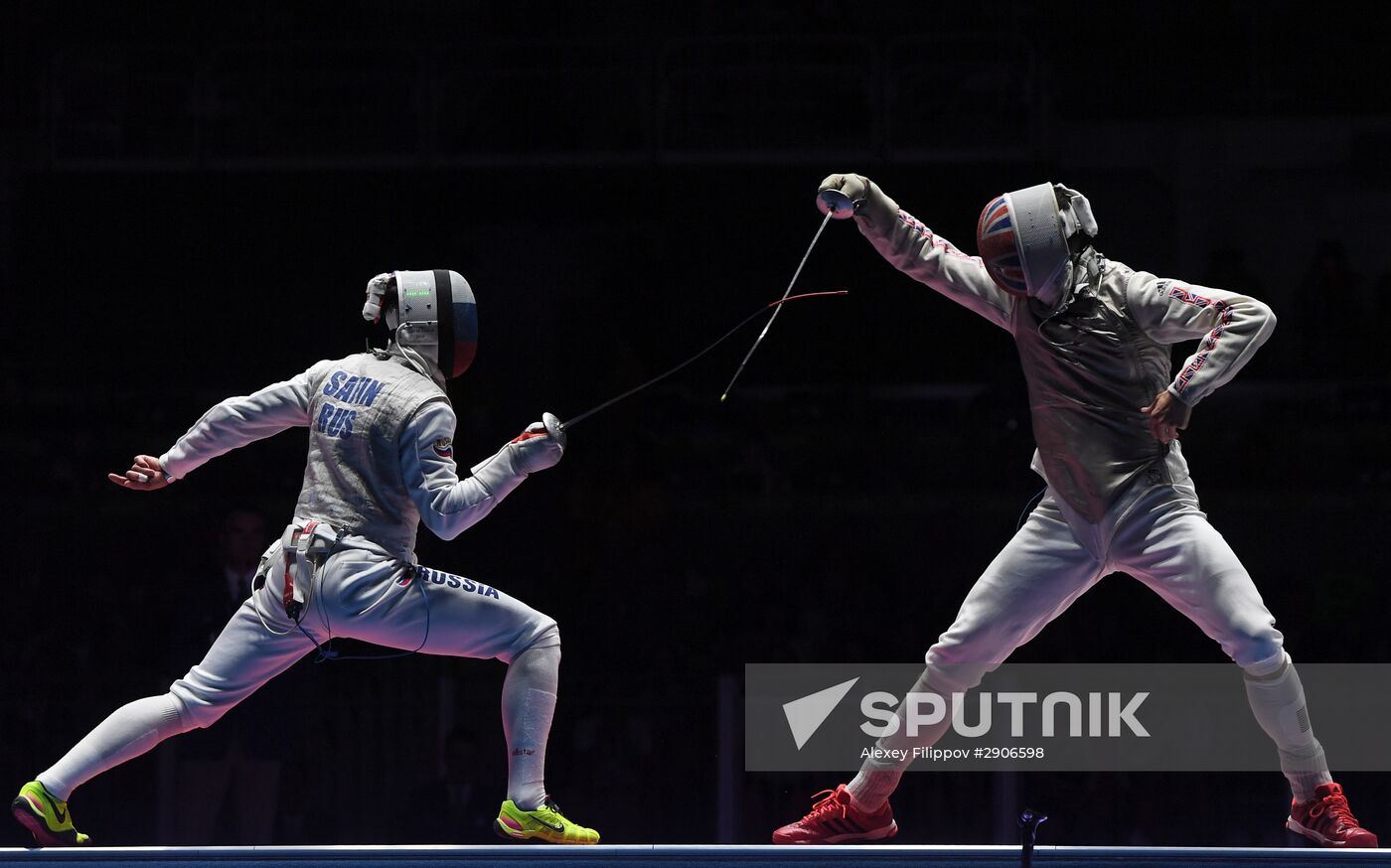 2016 Summer Olympics. Fencing. Men. Foil