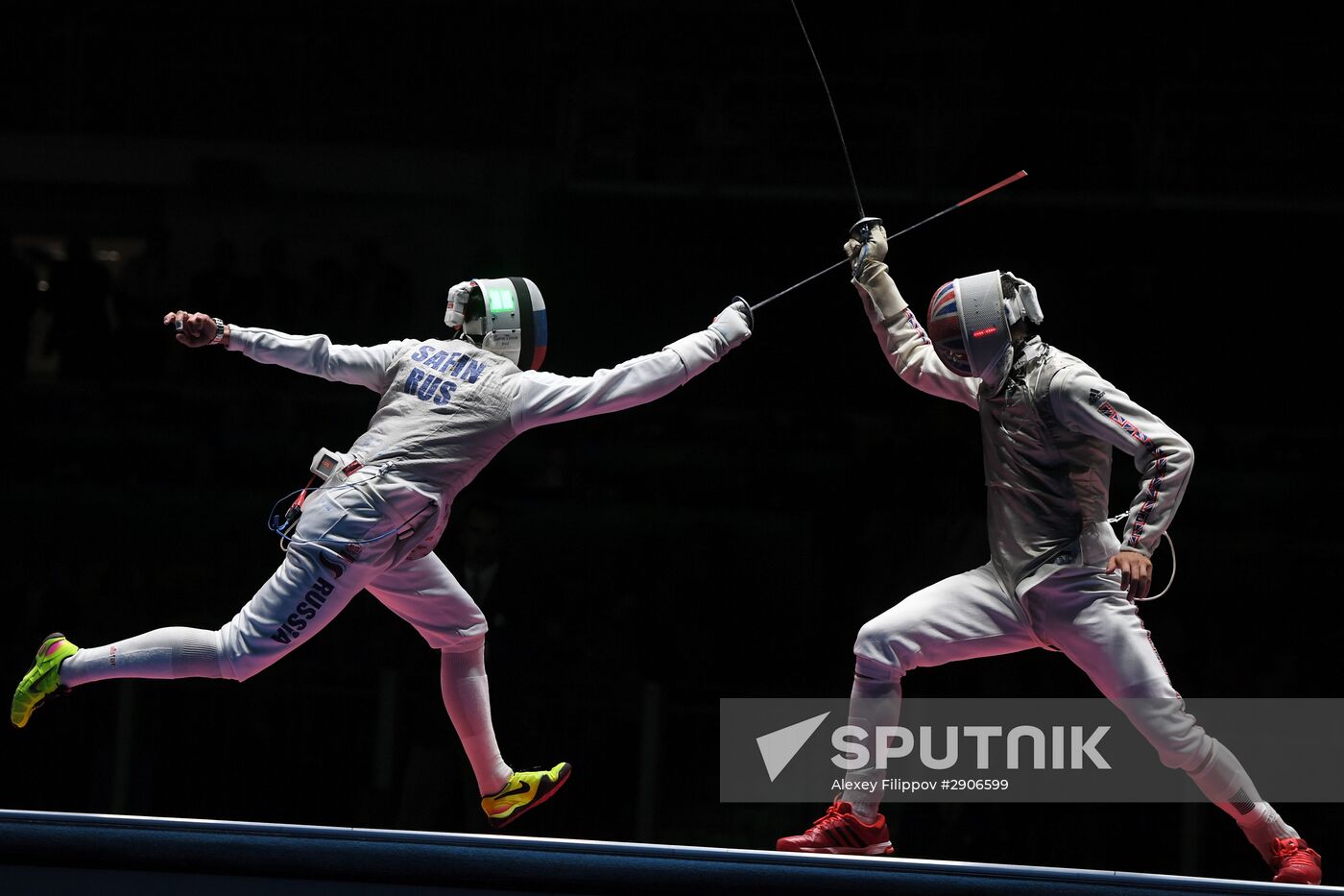 2016 Summer Olympics. Fencing. Men. Foil
