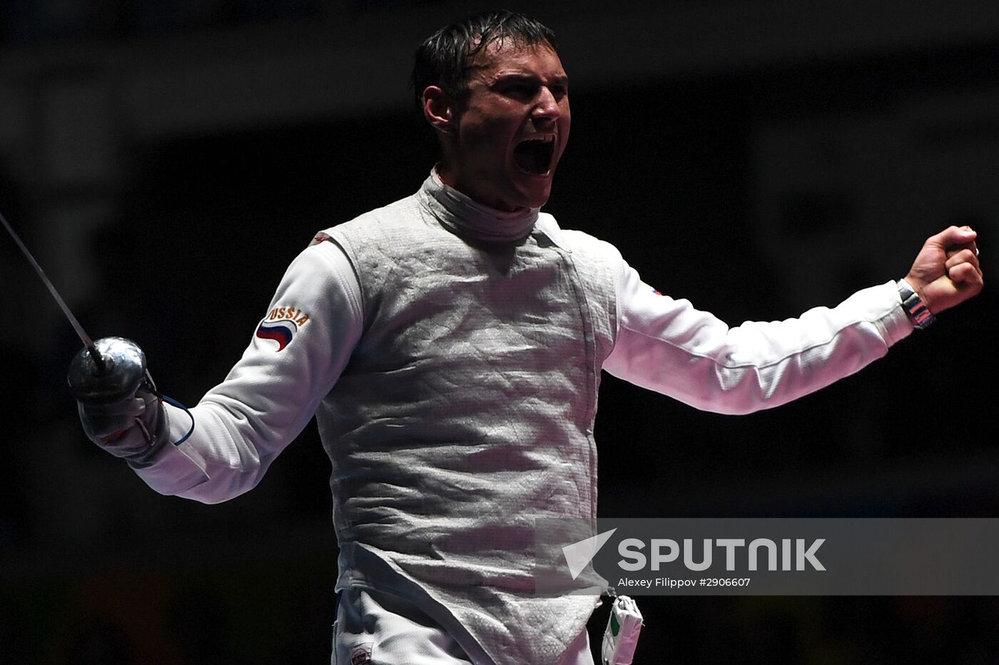 2016 Summer Olympics. Fencing. Men. Foil
