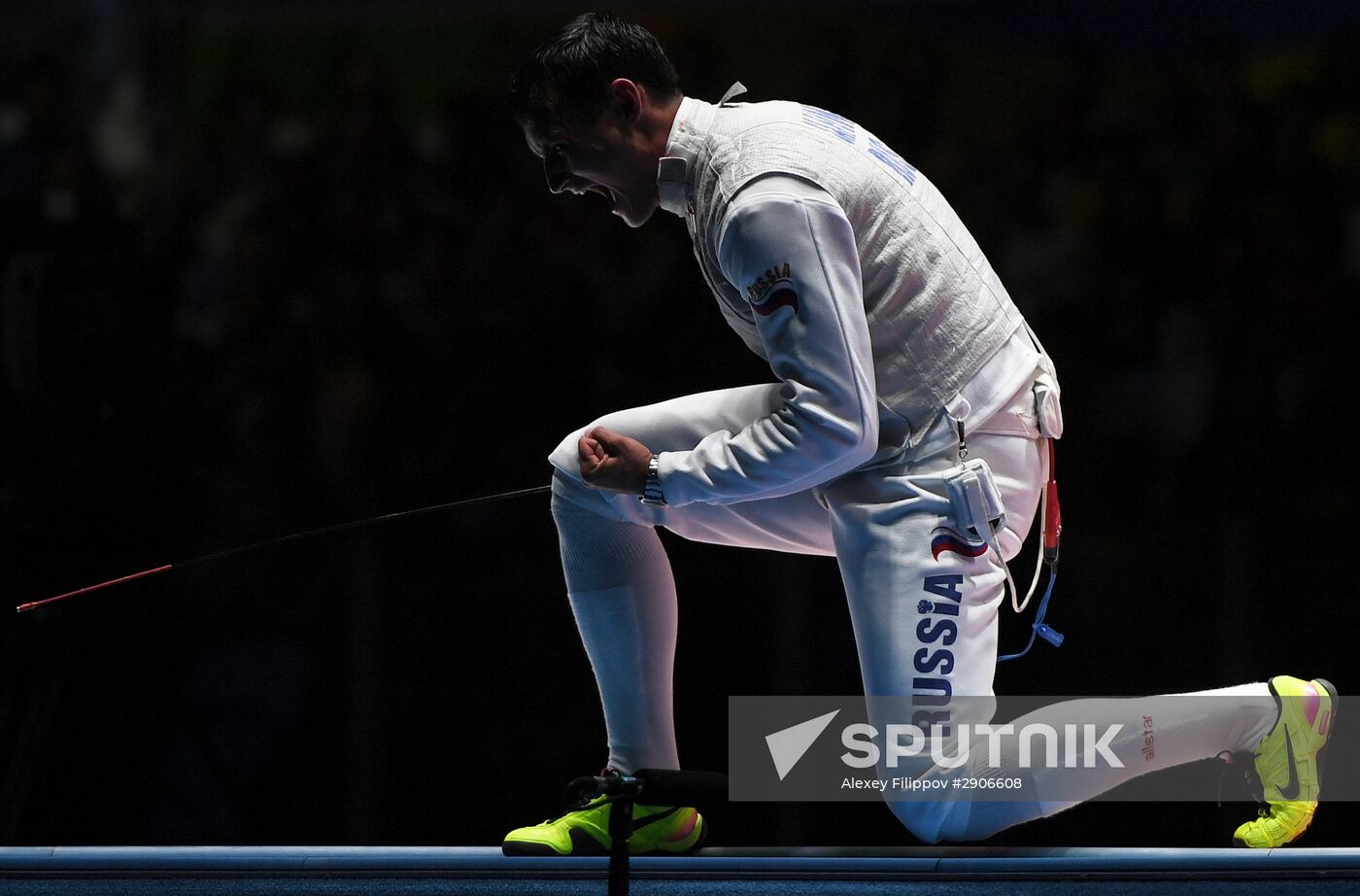 2016 Summer Olympics. Fencing. Men. Foil