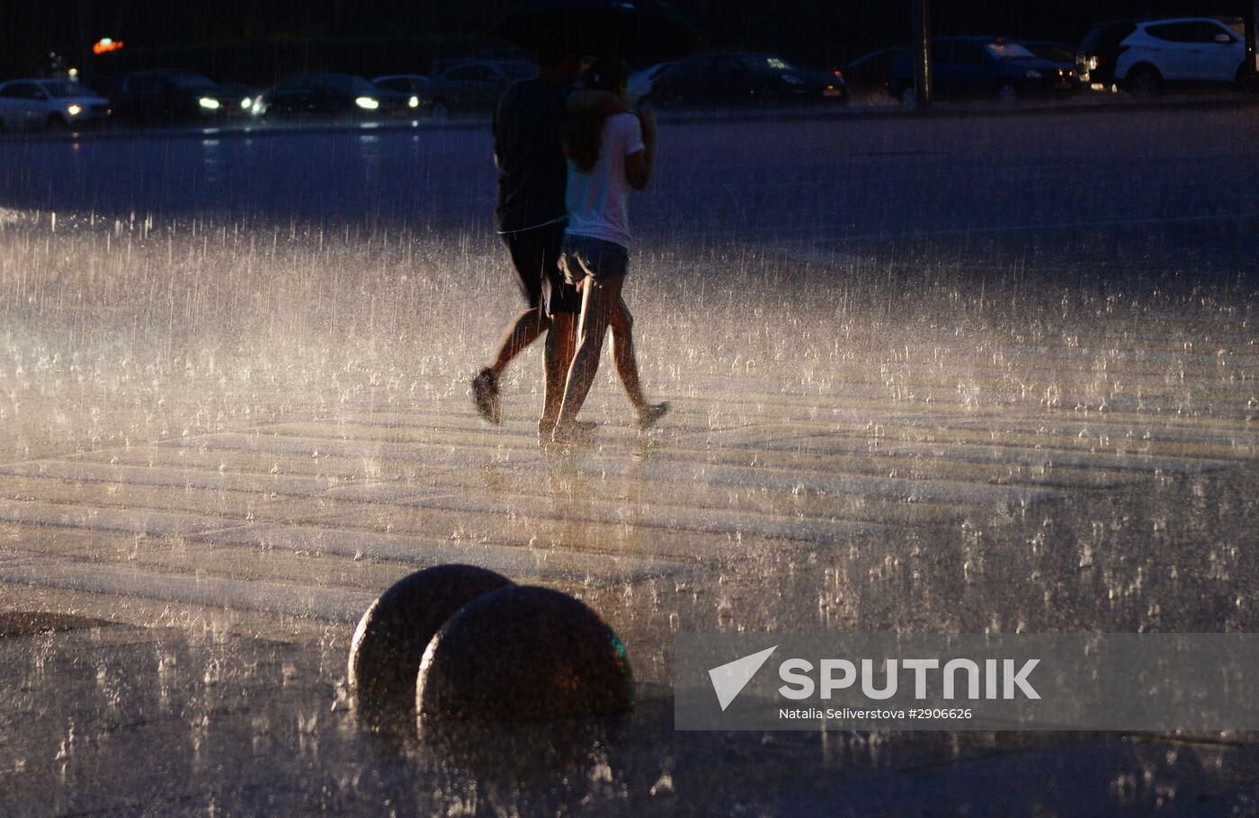 Rain in Moscow